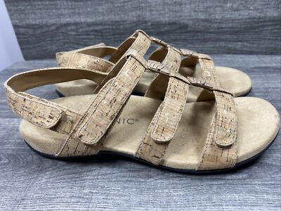 Vionic Women 44 Amber Strappy Comfort Sandals Size 10