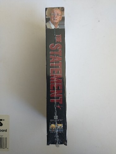 The Statement (VHS Michael Caine) BRAND NEW ORIGINAL FACTORY SEALED NEVER OPENED - Picture 2 of 5