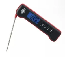 Pocket Digital Instant Read Meat Grilling Thermometer Features a Soft-grip Frame