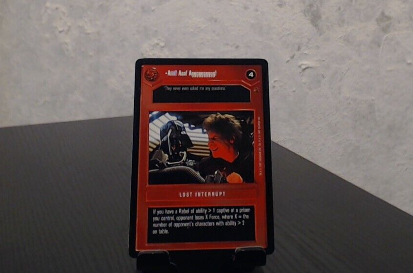 Star Wars CCG Dark Light Side Cloud City LP Aiii Aaa Agggggggggg-image