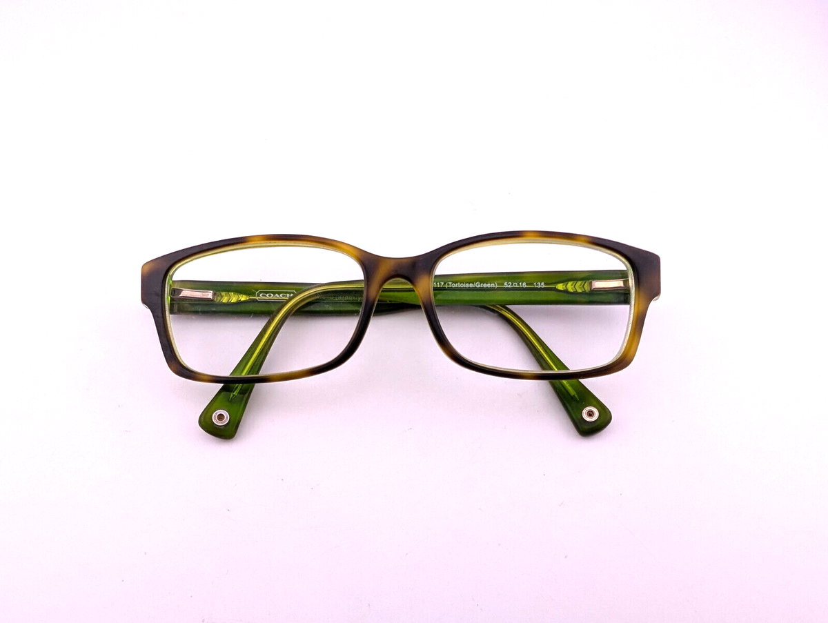 Coach Eyeglasses Frames Only HC 6040 (Brooklyn) Green Coach HC6040 BROOKLYN Prescription Eyeglasses | Free  main image 4