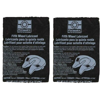 PERMATEX 01010 5TH WHEEL GREASE CAMPER SEMI TRUCK GOOSE NECK TRAILER 2 PACK