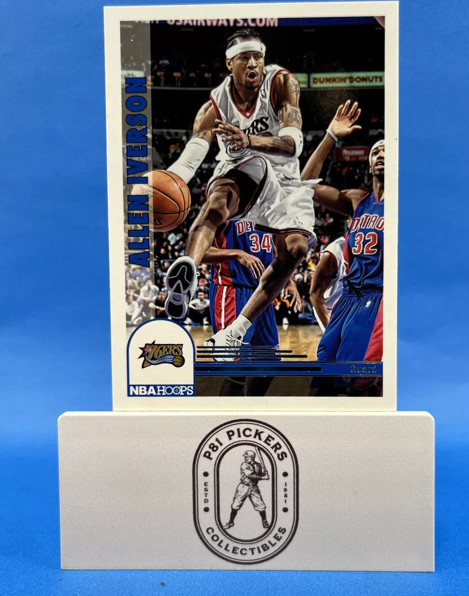 ALLEN IVERSON 2022-23 Panini NBA HOOPS BASE CARD #297 Philadelphia 76ers