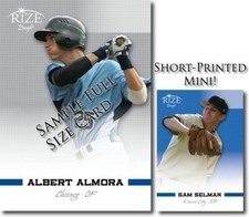 SAM SELMAN 2012 Rize Rookie MINI Emerald BLUE Paragon RC #/25