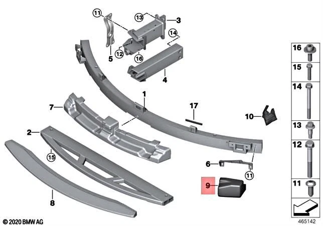 Genuine BMW I I8 I12 I15 Coupe Roadster Shock Absorber Front Left  