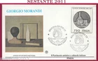 ITALY FDC FILAGRANO ARTISTIC HERITAGE GIORGIO MORANDI 1990 YEAR BOLOGNA T244