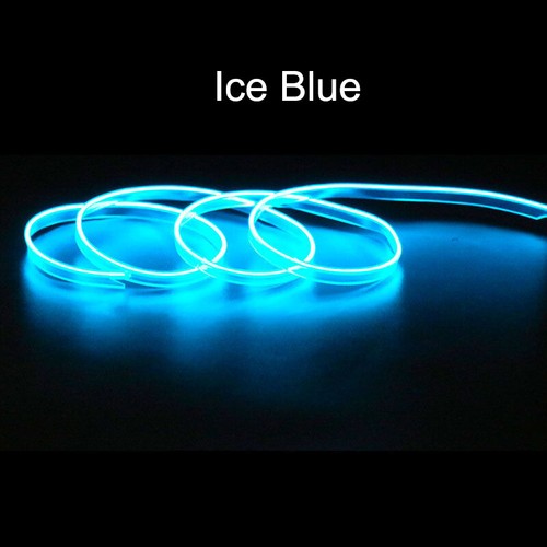 Flexible 1M 2M LED Neon Light Glow EL Wire Strip tube Rope Home Car Decor NEW - Picture 19 of 24