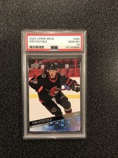 TIM STUTZLE 2020-21 UD Young Guns ROOKIE RC CARD#482 PSA 10 GEM MINT SENATORS