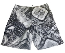 Men's Nike 6.0 Boardshorts Sz 36 Tribal White Black Gray Swimming Swim Trunks.  