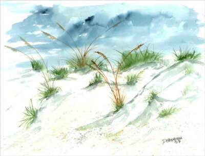 Sand Dune Accent & Decor Tile Derek McCrea Beach Art DMA017AT