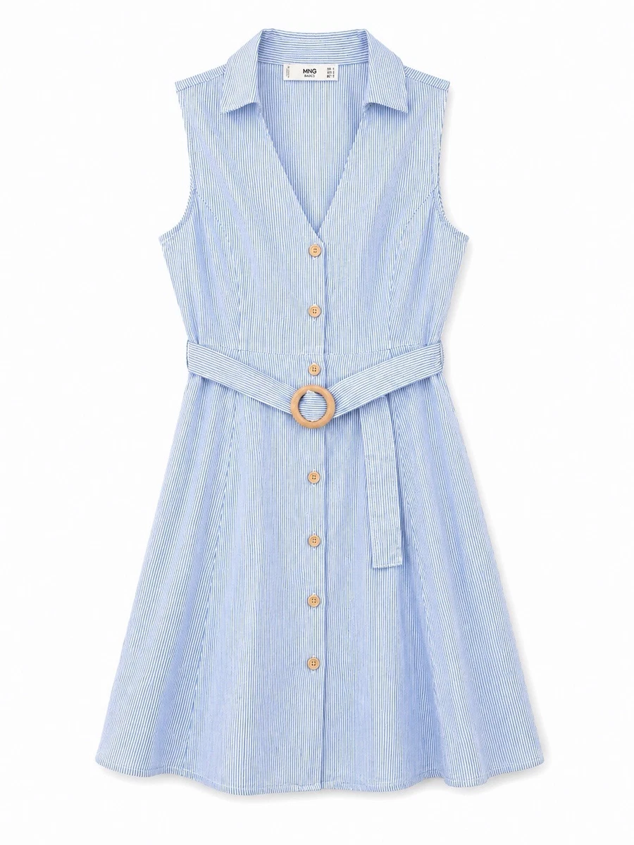 womens white shirt dress The Supima® Cotton Midi Shirt Dress