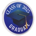1 oz Silver Round - Class of 2025 Graduation Cap .999 Silver w/ Color Artwork