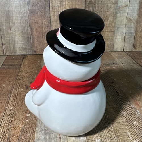 Rae Dunn Frosty der Schneemann 10,5" Weihnachten Dose Keksdose - Bild 6 von 19