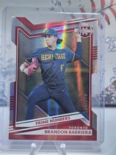 2022 Panini Elite /179 Prime Numbers Die Cut Brandon Barriera Blue Jays!  B15