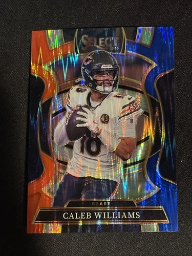 2025 Panini Select- Concourse Caleb Williams #73 Red & Blue Prizm Shock