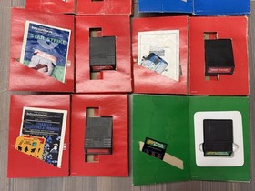 Lot of 12 Intellivision Games With Boxes: Dungeons & Dragons, Tron, Burgertime