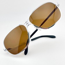 vintage RODENSTOCK DAVOS silver sunglasses West Germany LARGE 1970s J Depp