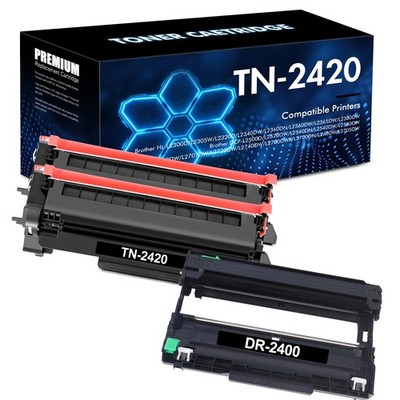 2 XXL Toner für Brother TN-2420 MFC-L2710DW MFC-L 2710DN HL-L2350DW HL-L2310D