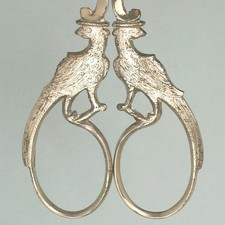 Antique Figural Birds Embroidery Scissors * America / Germany * Circa 1900