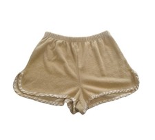 Vintage Terry Cloth Shorts Pale Yellow SZ SM