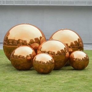 AplusChoice Inflatable Mirror Ball Giant for Party Wedding Event Gold 6PCS