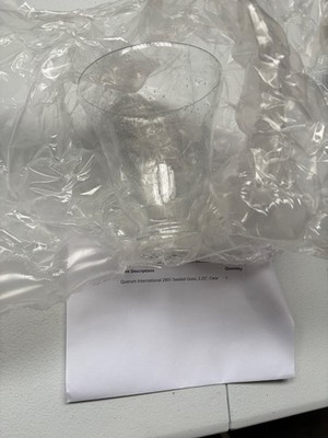 Quorum International 2801 5''W Bell Shaped Seedy Glass Shade - Clear