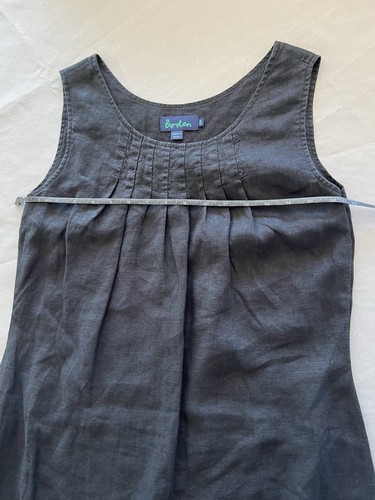 Boden Womens UK12/US8 Black 100% Linen Sleeveless Summer Dress - Bild 5 von 8