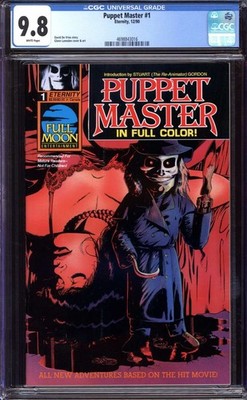 PUPPET MASTER #1 CGC 9.8 WHITE PAGES // ETERNITY PUBLICATIONS 1990