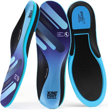 Carbon Fiber Sport Insoles with Arch Support for Men and Women Shock Absorbing P