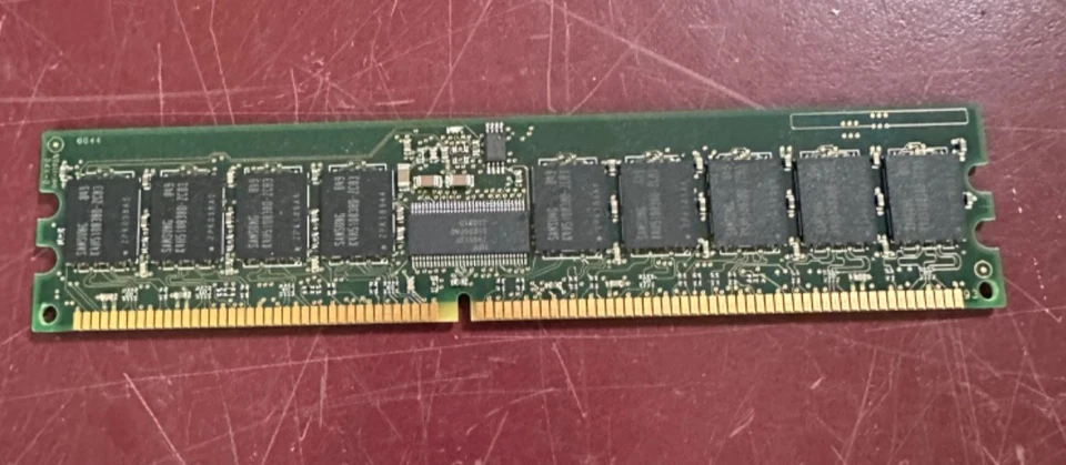 Samsung M312L2923DZ3-CB3E0 1GB DDR-333/PC-2700 RDIMM ECC Register Memory Module - Image 4 of 4