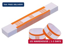 150PCS Self Sealing Cash Currency Straps Money Bands Bill Wrappers Organizer