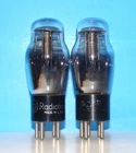 No type 27 RCA vintage radio audio amplifier vacuum 2 tubes valve tested ST 227