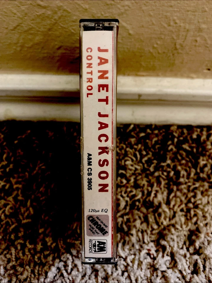 JANET JACKSON CONTROL CASSETTE TAPE A&M RECORDS CS 5106 1986 SYNTH-POP VG+ - Image 4 of 4