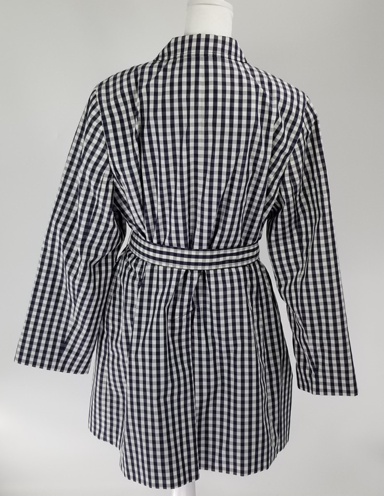 Talbots Extra Large Petite XLp Button Front Rainc… - image 2