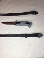 Scuba Pro Knife  Straps REPLACEMENTS - KNIFE  STRAPS ONLY CASE IS DESTROYED 