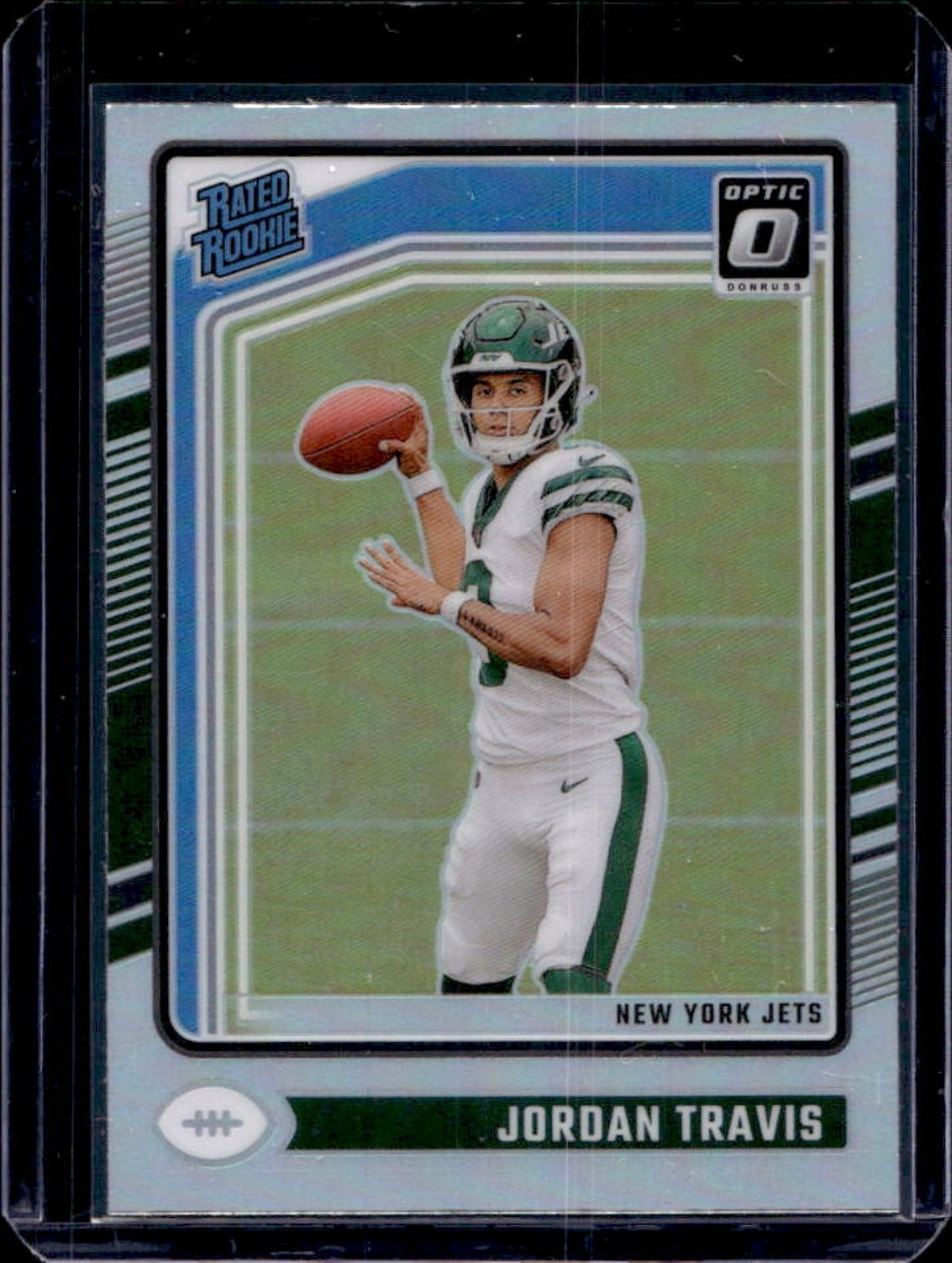 2024 Donruss Optic Jordan Travis Holo Rated Rookie #260 Jets