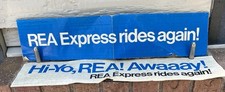 Railway Lone Ranger Silver Bullets Promotion Banners Hi-Yo REA Awaaay Railroad