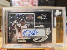 2005 Nelson Cruz Just Minors Just Autographs Glossy Black 1/1 Very Nice Card