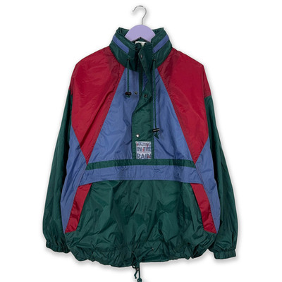Marcel Clair Vintage Regenjacke mehrfarbig geometrisch - Größe