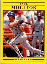1991 Fleer - Paul Molitor #591