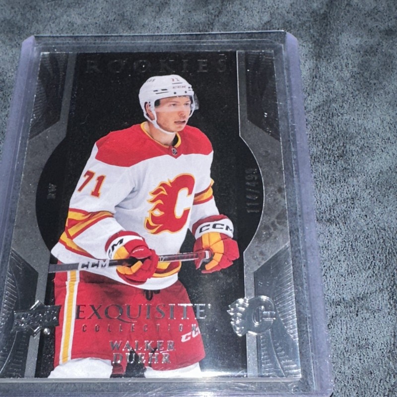 2023-24 Upper Deck Ice - Exquisite Collection Rookies Walker Duehr #R12 /499...