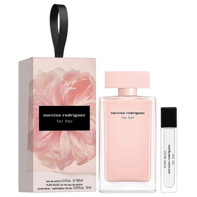 Narciso Rodriguez For Her EDP 2 PC Women's Set (For Her 3.4 + Pure Musc 10 ml)