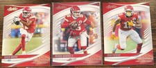2025 Panini Absolute Kansas City Chiefs Base Set 3 Cards Patrick Mahomes, Worthy