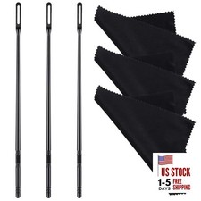 Flute Cleaning Kit, 3 Flute Cleaning Rod and 3 Pcs Flutes Cleanings Cloth for