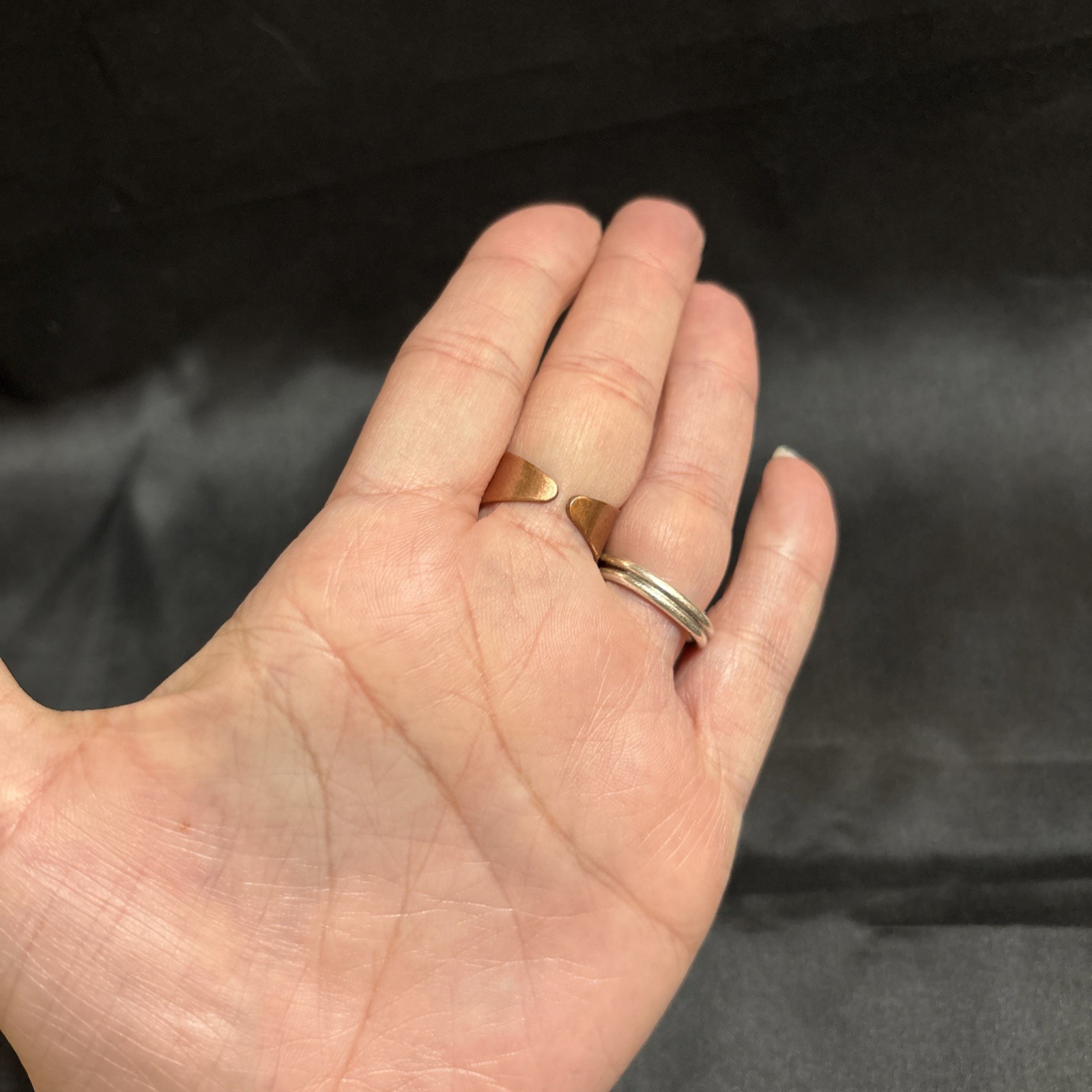 Native American STHWST SOLID COPPER cuff bracelet… - image 20