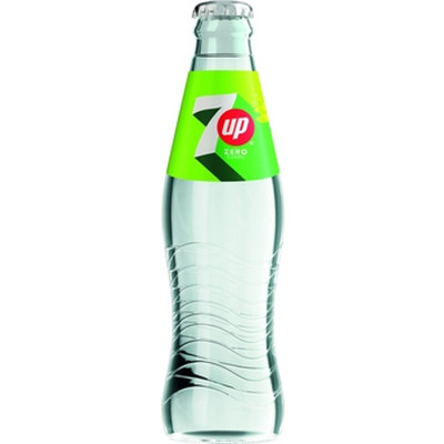 59009610 7UP Napój gazowany o smaku cytrynowo - limonkowym zero cukru 200ml Peps
