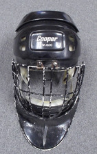 Vintage 1970's COOPER SK600 Hockey Helmet w/Original Padding Mask & neck shield