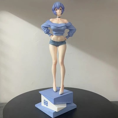 Rei Ayanami Figur Neon Genesis Evangelion Statue Sommer Anime Girl 30cm Box
