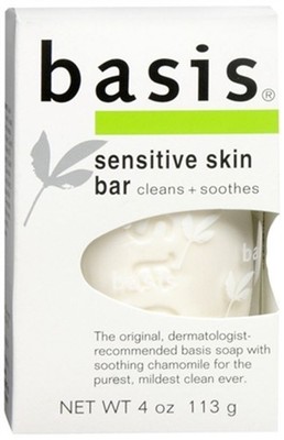 Basis Sensitive Skin Bar Soap 4 oz 1 Bar
