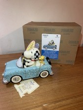 Peanuts Jim Shore Snoopy Woodstock  Sunny Drives  Surfing Vibes  NIB
